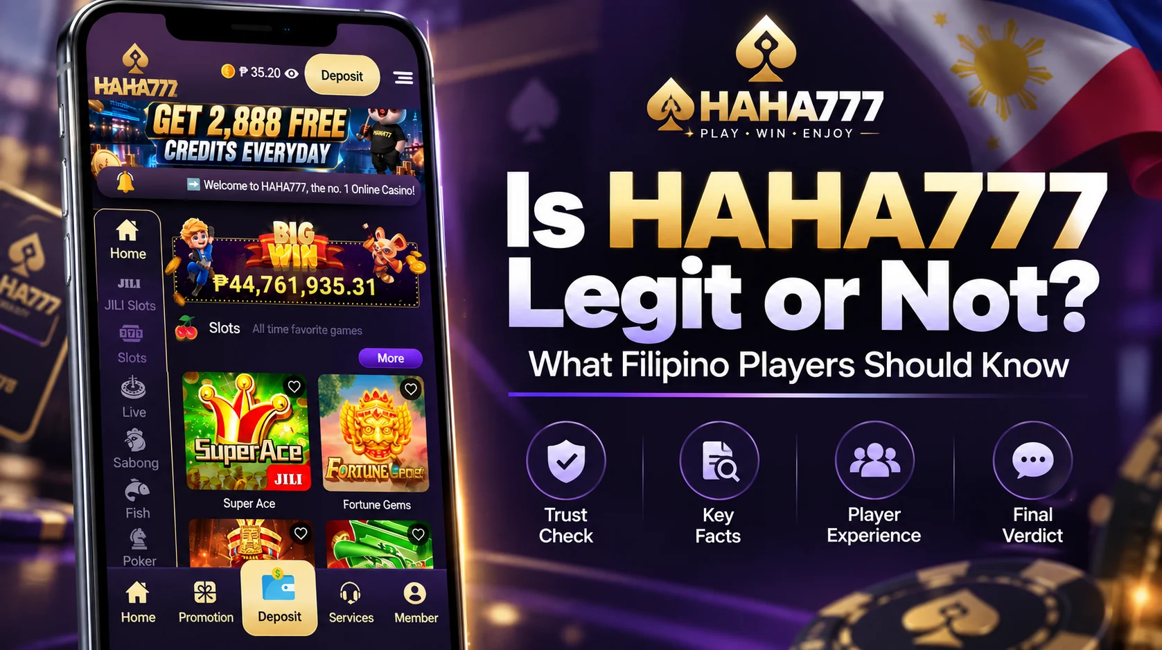 HAHA777 Legit or Not